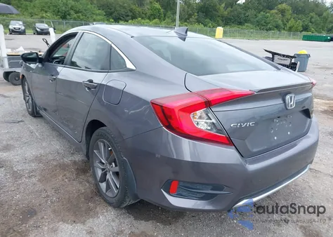 2020 Honda Civic Ex из США, поврежденный, VIN 19XFC1F3XLE017831